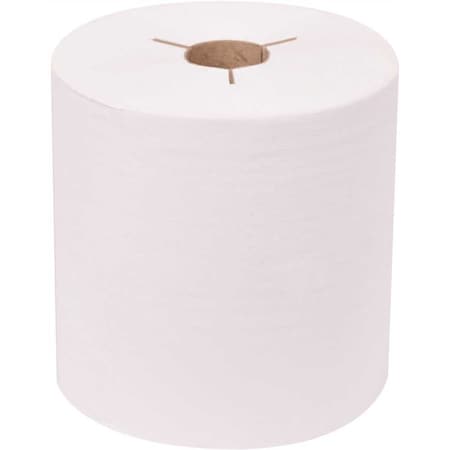 Renown Premium 8 in. Bright White Luxury Controlled Hardwound Paper Towels 600 ft. per Roll,  REN06484WB